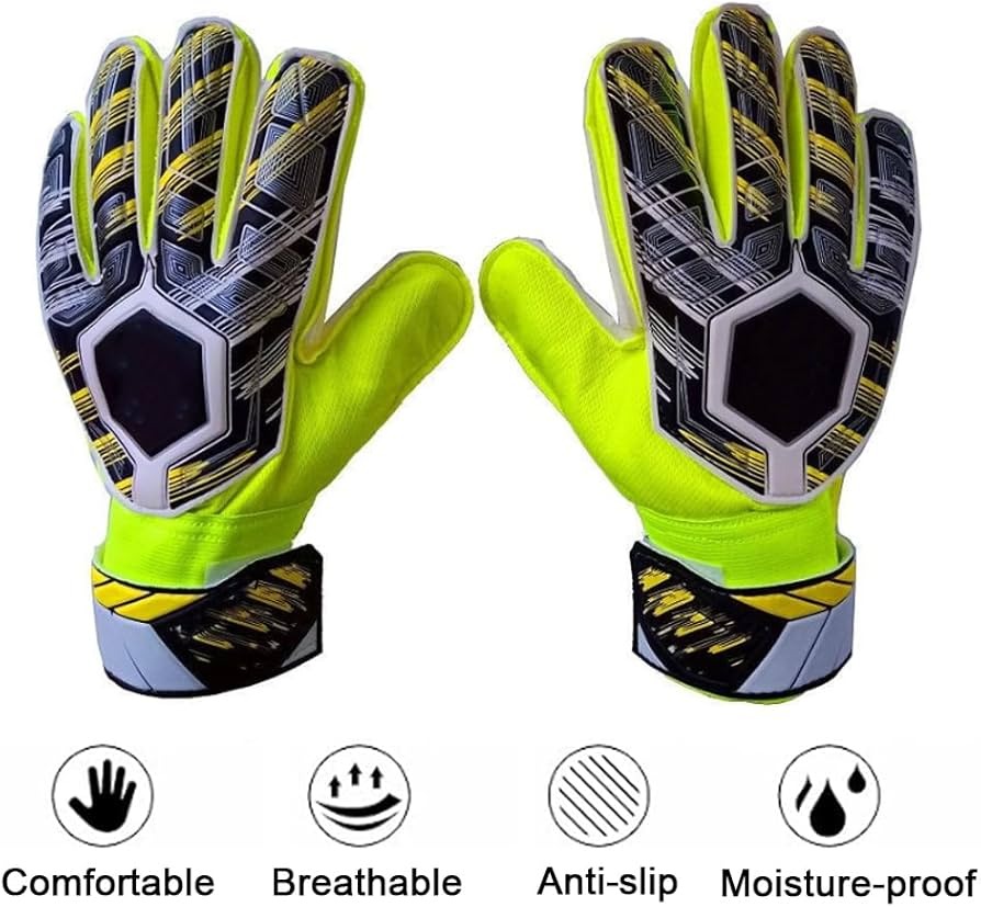 Leather Football Goal Keeper Gloves Multi-Color LD232 - Image 2