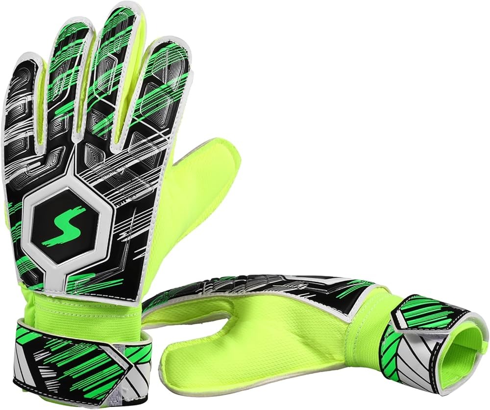 Leather Football Goal Keeper Gloves Multi-Color LD232